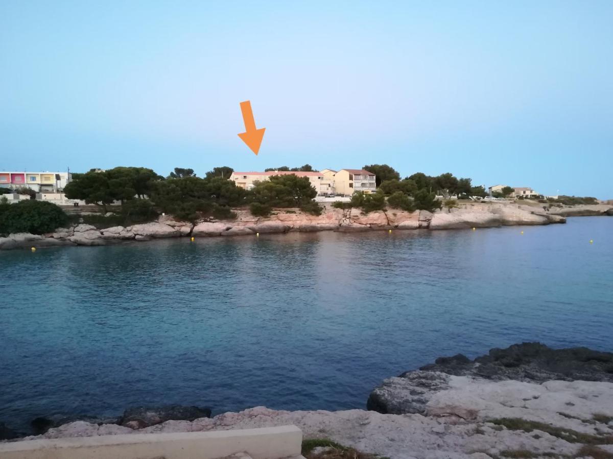 Bel Appartement Avec Terrasse - Plage De Carro A Pied マルティーグ エクステリア 写真